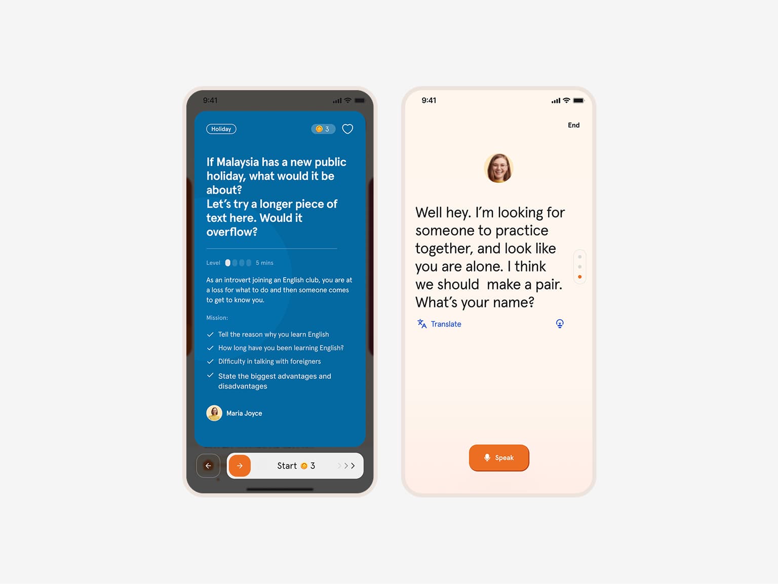 Redesigned Kelas SekeJap conversation screen