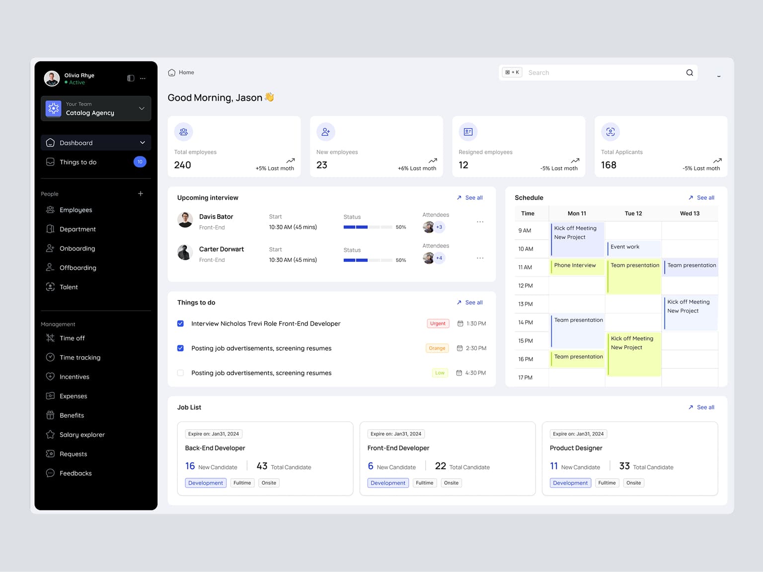 TalentHub preview 3