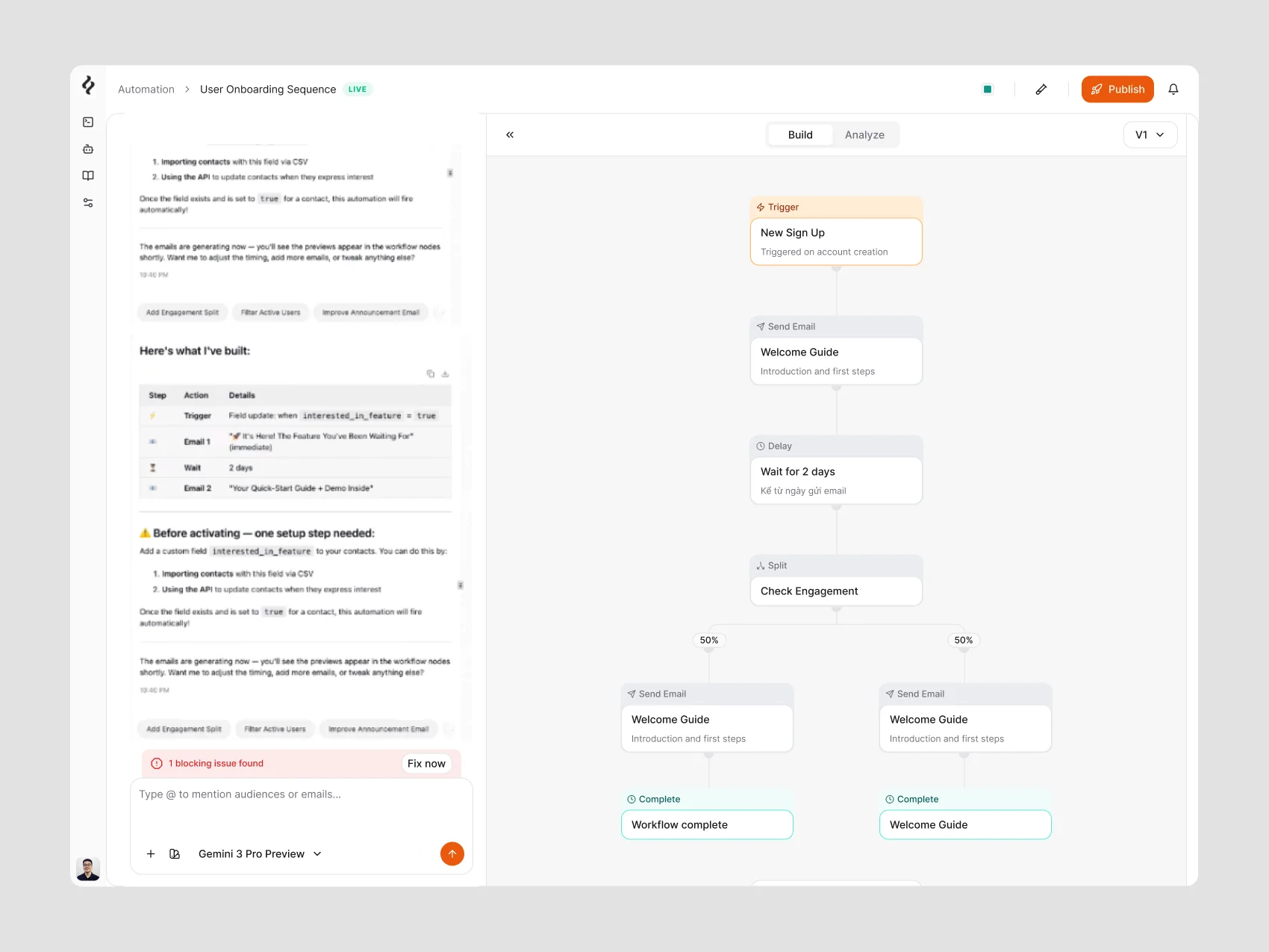 Brew Automation — Pre-flight - Blocking Issue Indicator — Light