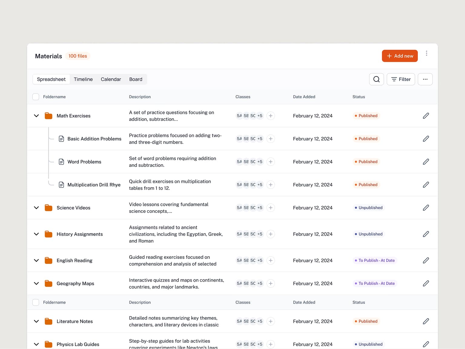Student dashboard